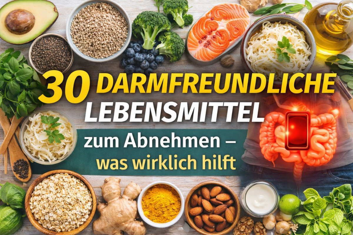 30 darmfreundliche Lebensmittel zum Abnehmen