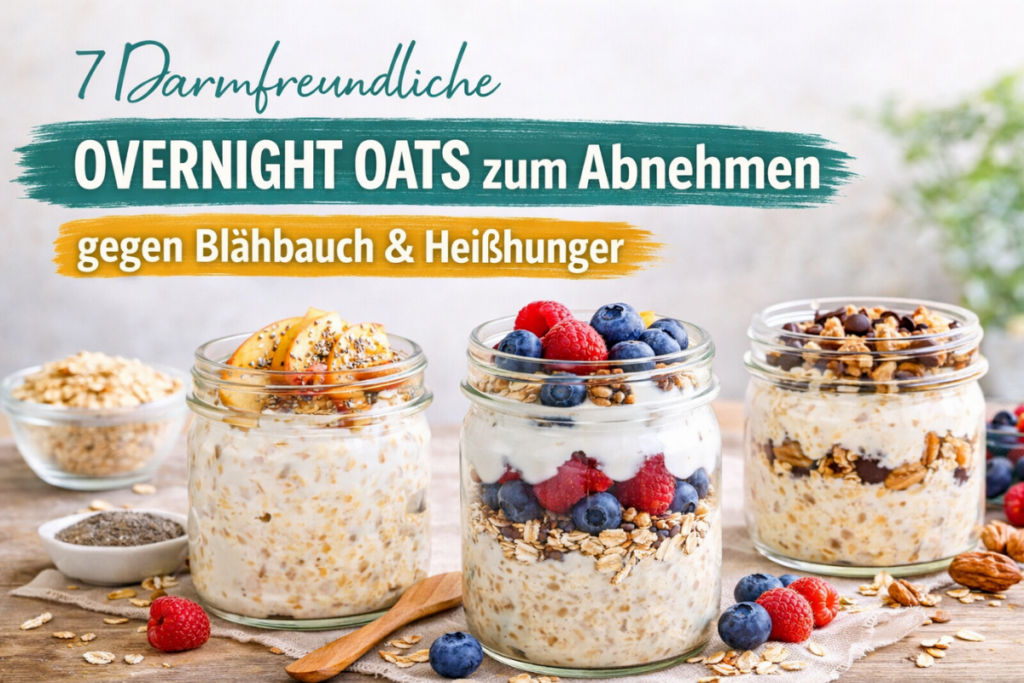 7 Darmfreundliche Overnight Oats zum Abnehmen